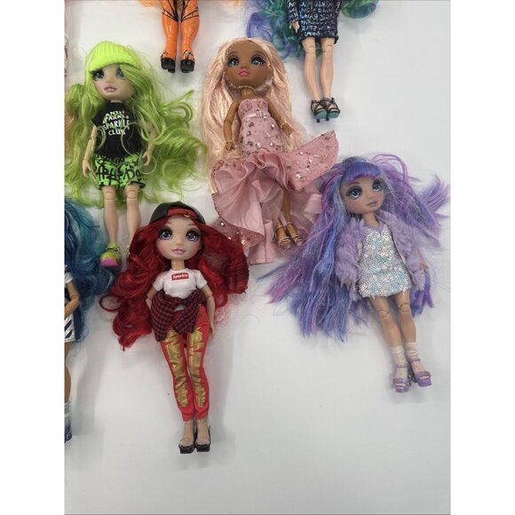 Rainbow High Doll Lot of 15 with Clothes Shoes Articulated Colorful Hair MGA - Picture 10 of 14